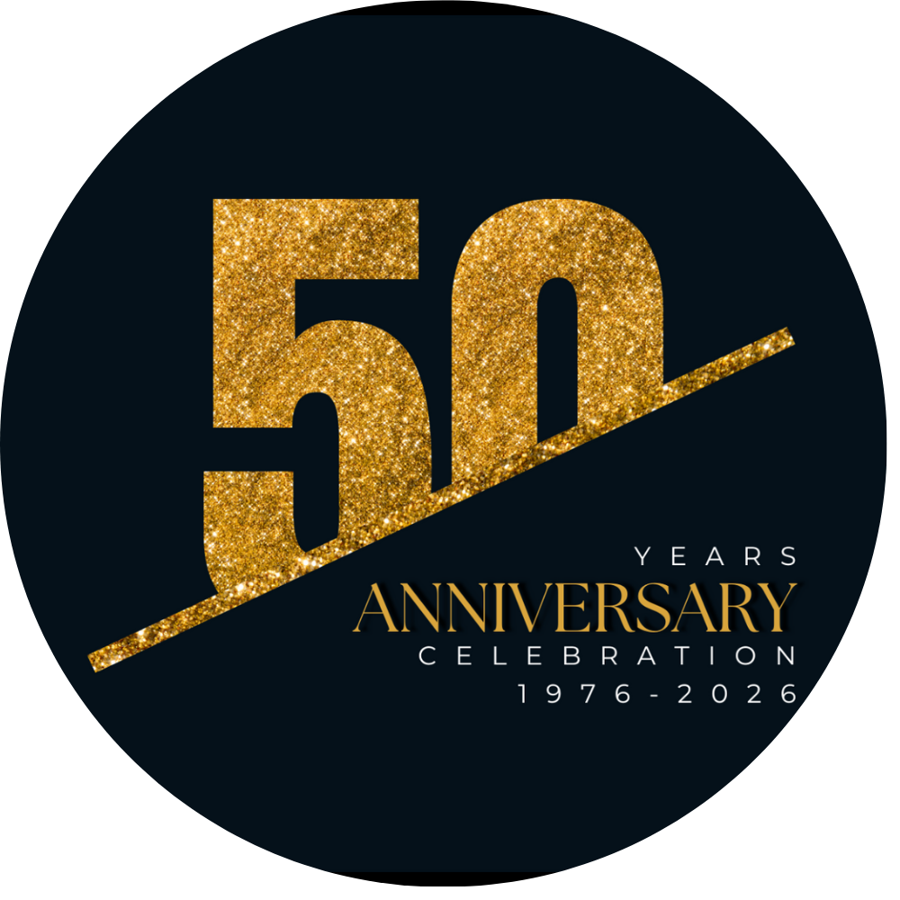 Celebrating 50 years — 1976–2026